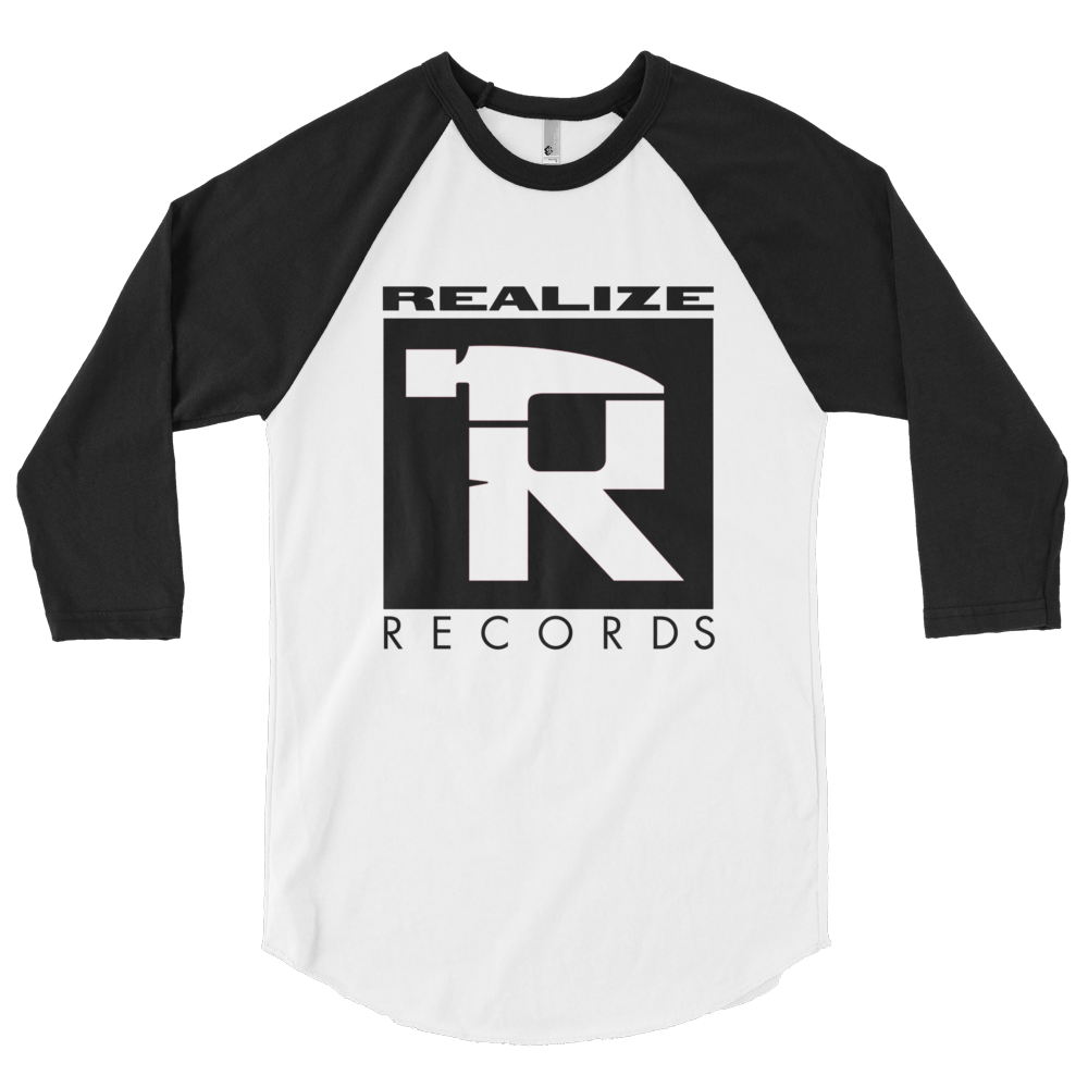 Realize Records 3/4 sleeve raglan shirt - Realize Records